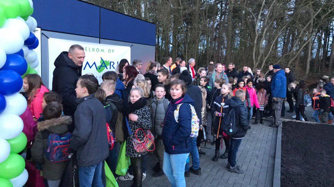Na weken kunnen leerlingen van obs De Marke weer naar school (Rechten: RTV Drenthe/Marjolein Knol)