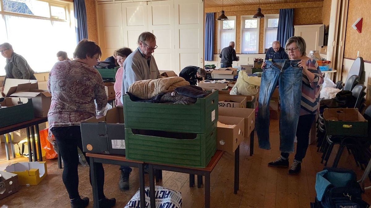 VIDEO: Surhuizum en Surhuisterveen stropen de mouwen op voor Oekraïne