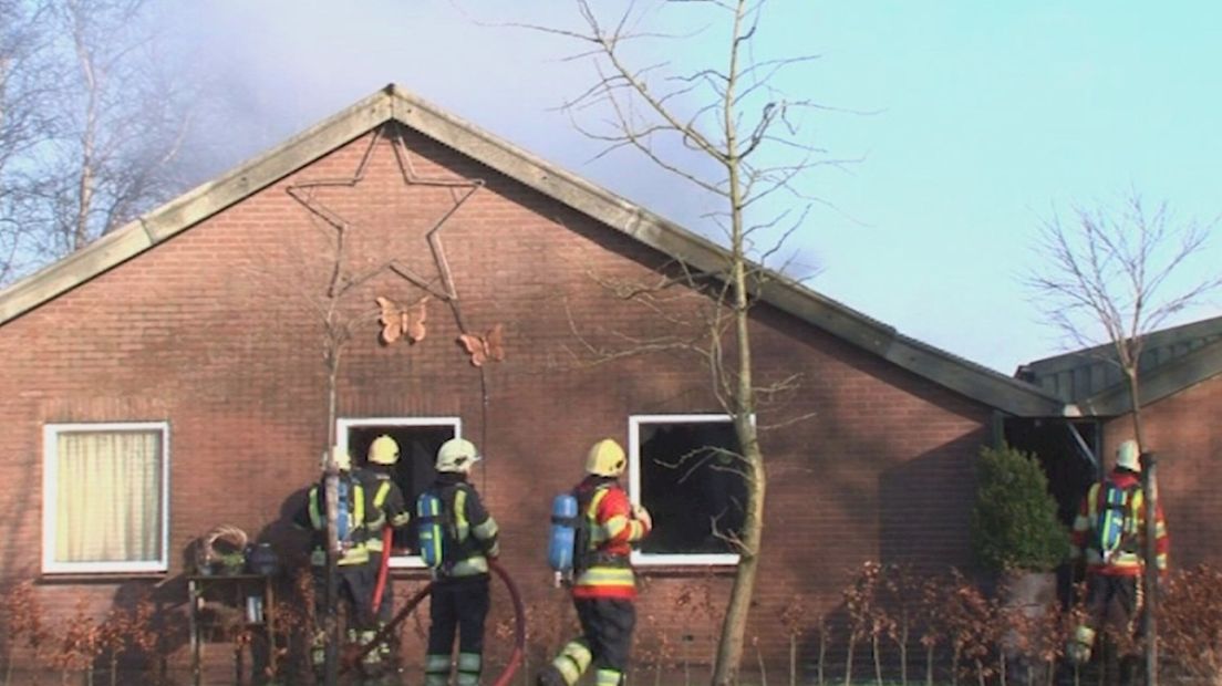 Schuurbrand in Hoogenweg