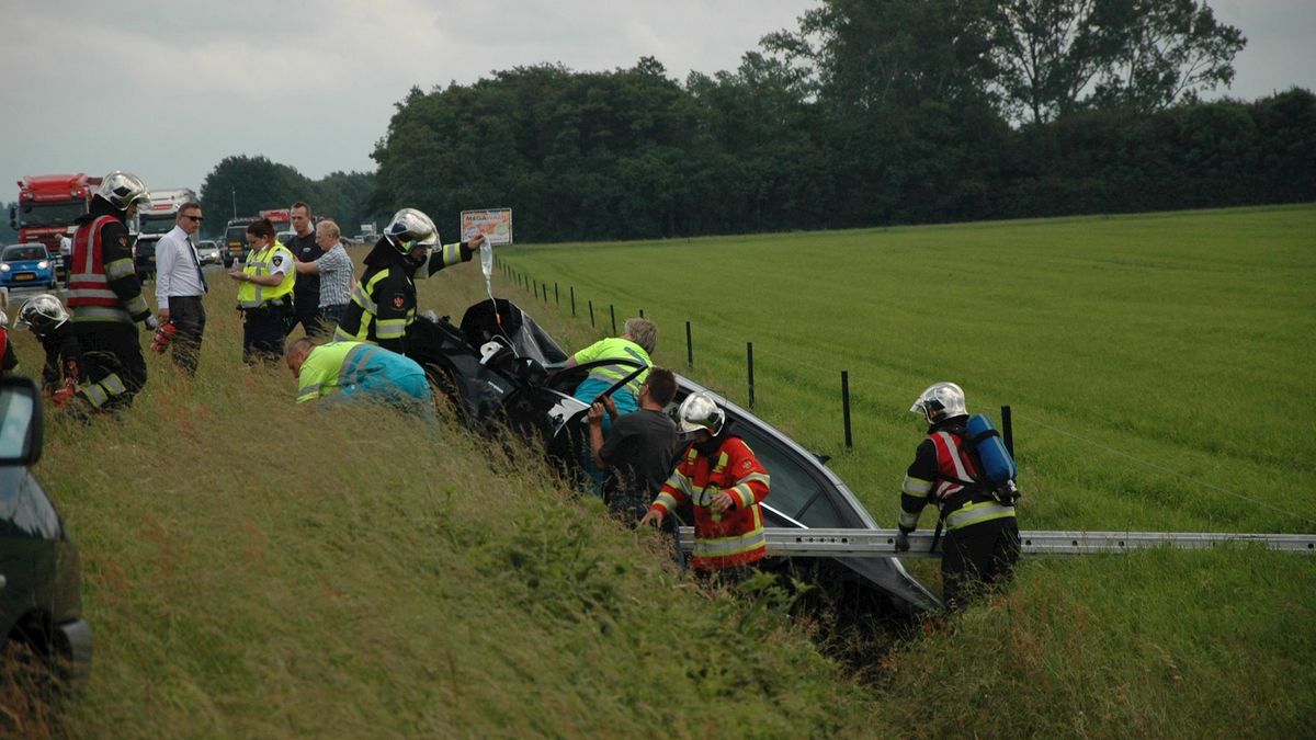 N36 bij Beerzerveld weer open na ongeluk