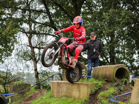 Niet snelheid maar techniek: geen obstakel te hoog voor de trialmotoren in Sleen