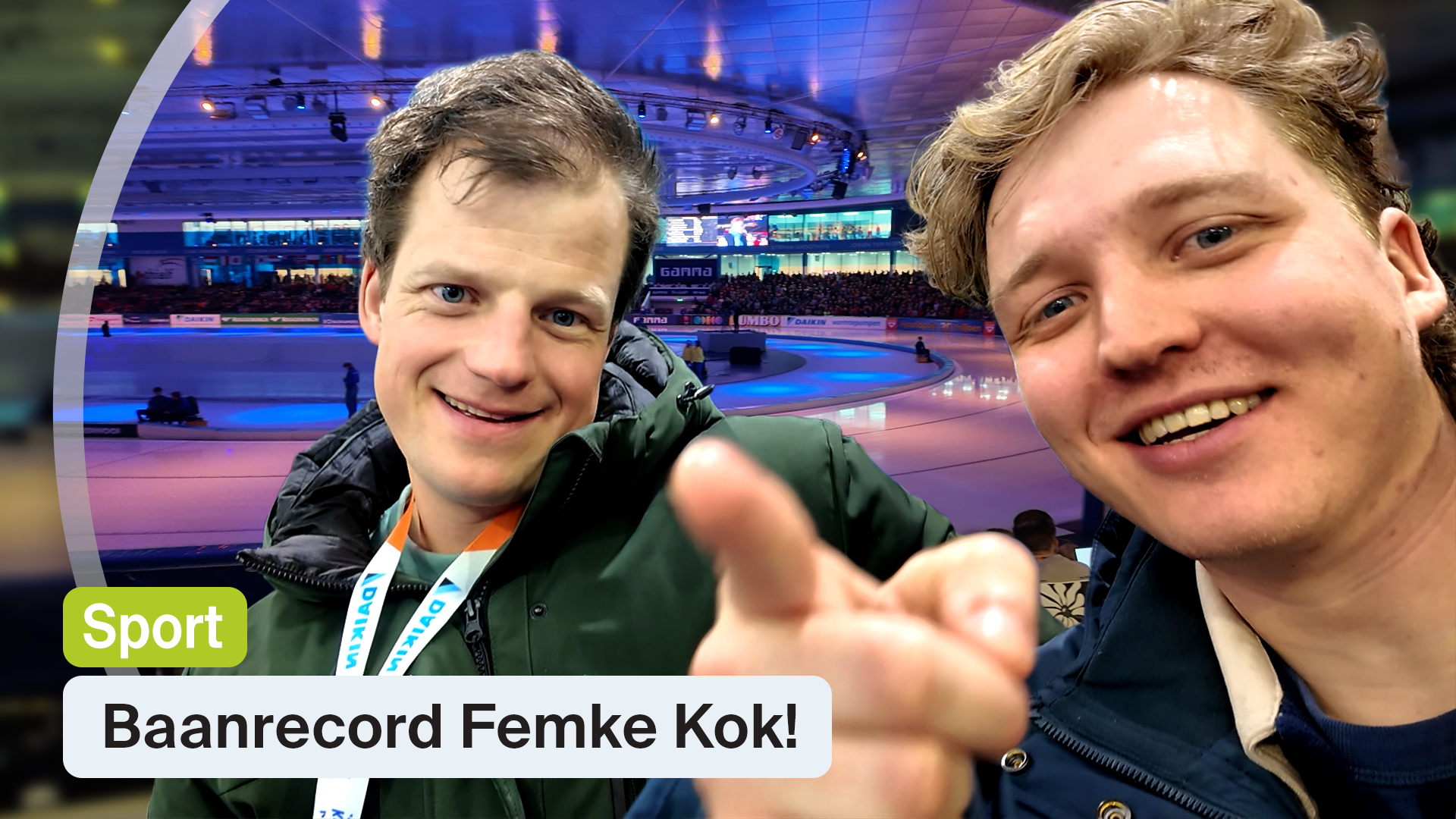 Sjoch mei efter de skermen by it OKT yn Thialf