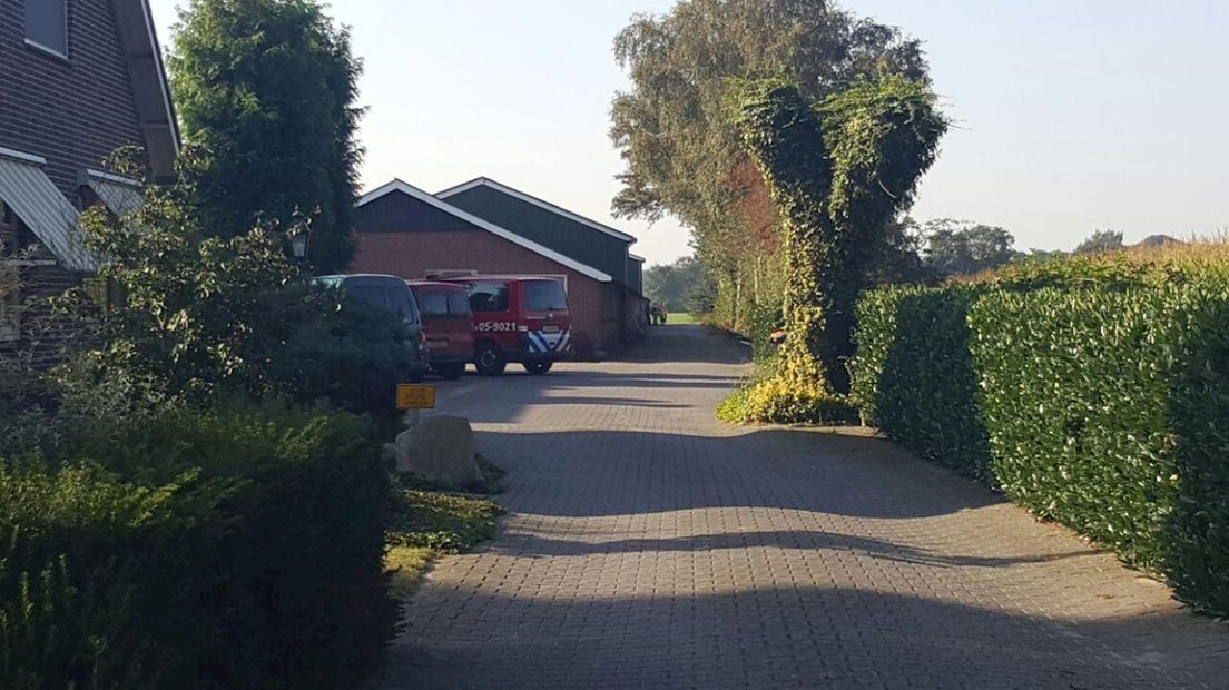 Brand bij varkensstal in Bentelo