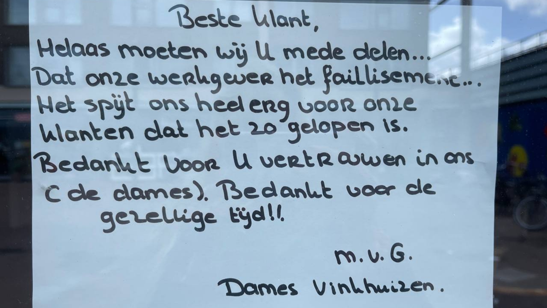 Bakkerij Beukeveld opnieuw failliet: 'De boel gaat op slot'