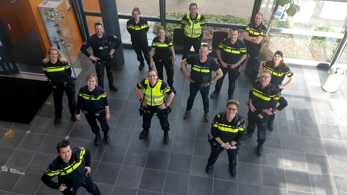 De politie in Rhenen staat paraat tijdens de coronacrisis.