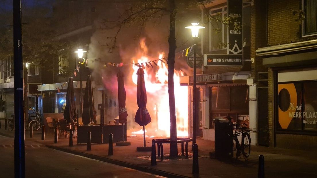 Brand Klein Paramaribo in Assen