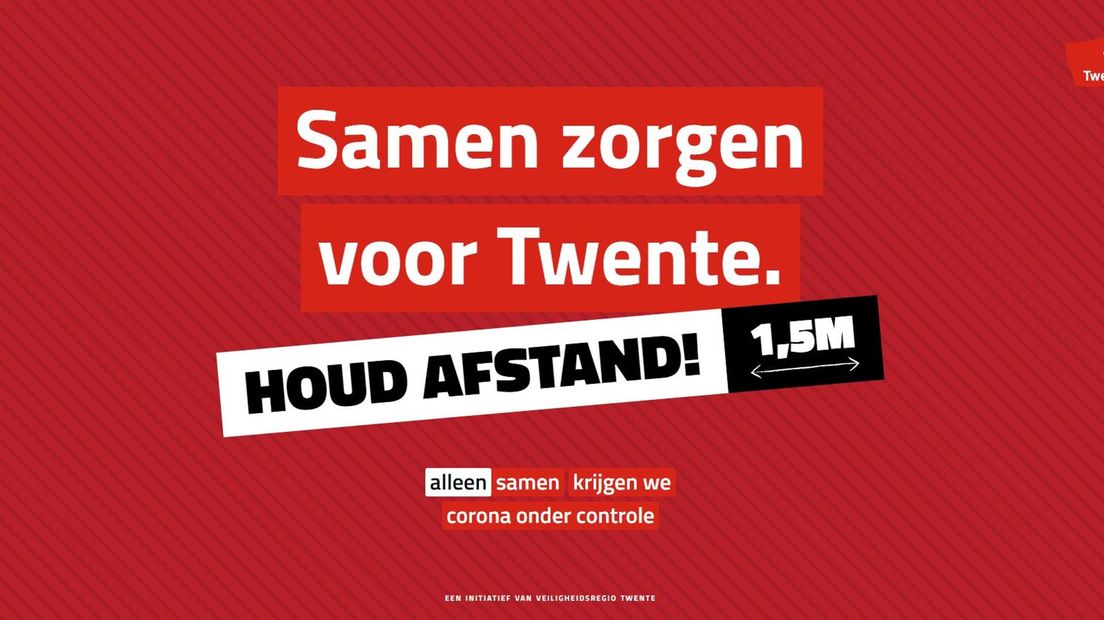 Een van de posters van de regionale campagne