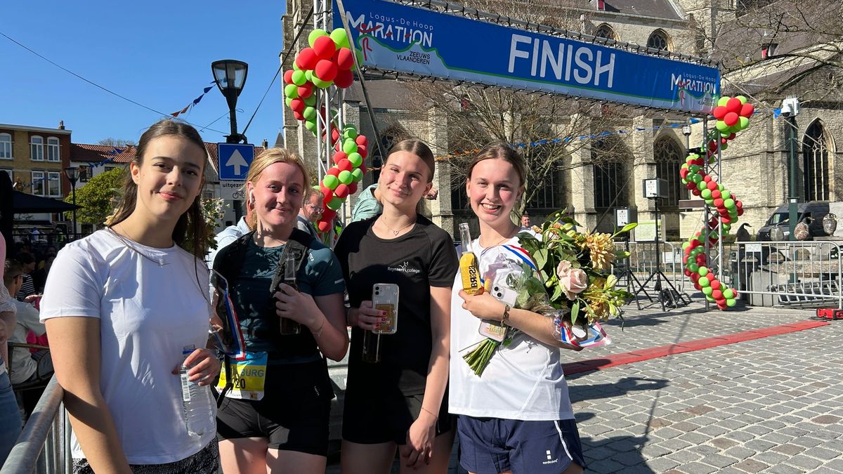 LIVE: Erik helpt marathonlopers afkoelen in Sint Jansteen: '90 procent rent eronder'