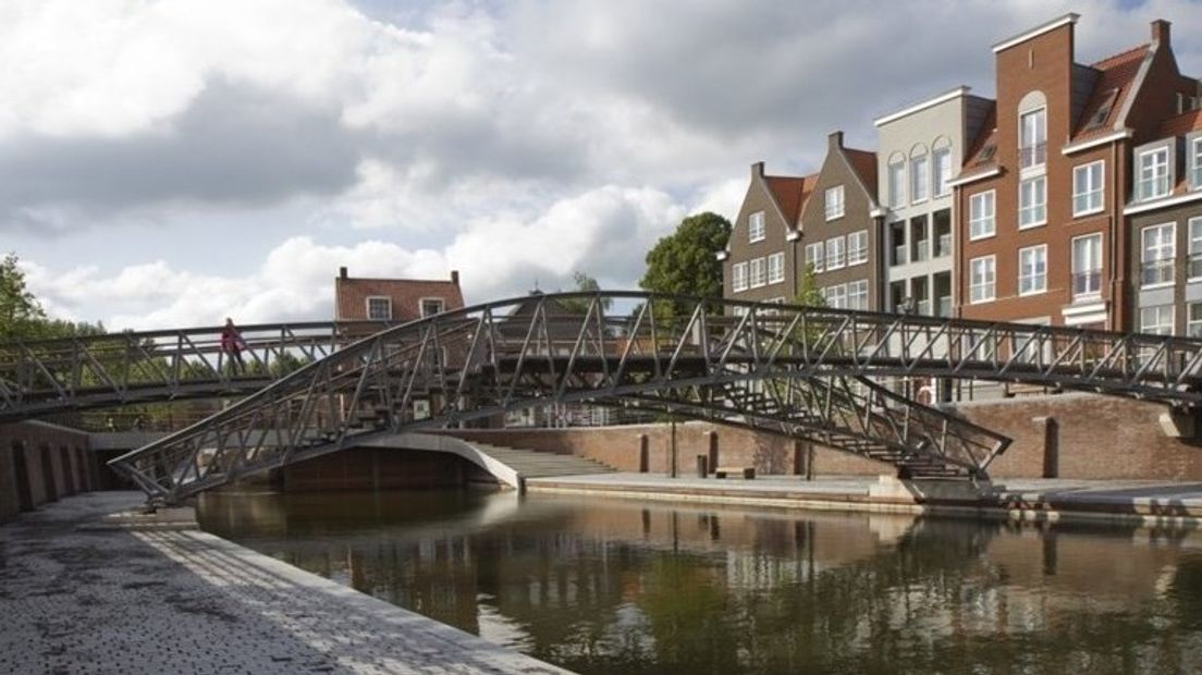 Staalconstructie op de Bierkaai in Hulst