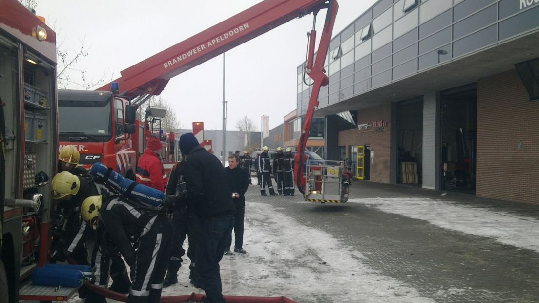Brand in bedrijfspand Apeldoorn