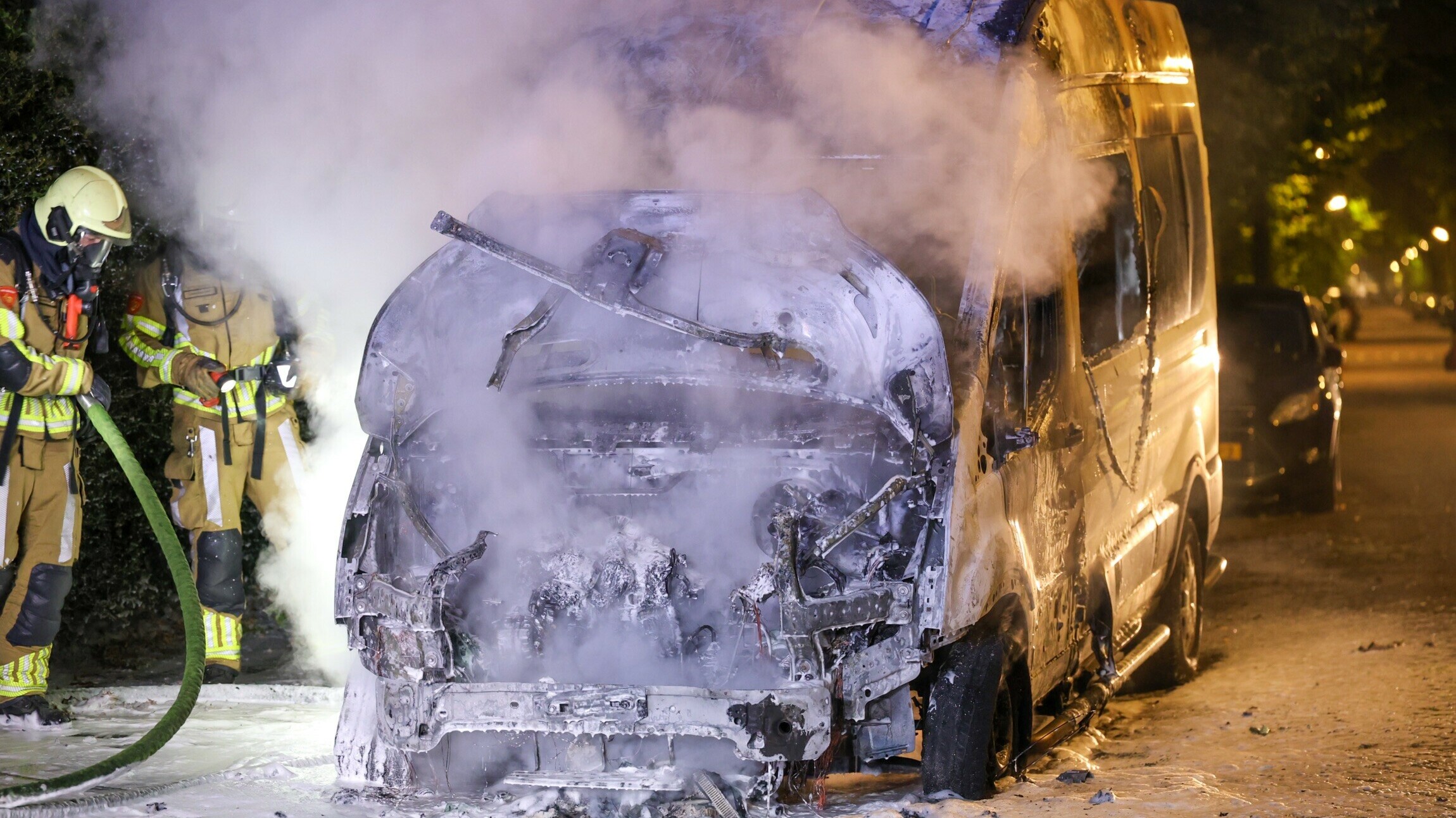 Safolste autobrân yn Ljouwert, plysje docht ûndersyk