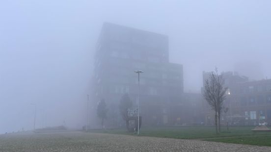 Let op! Dichte mist, code geel van kracht