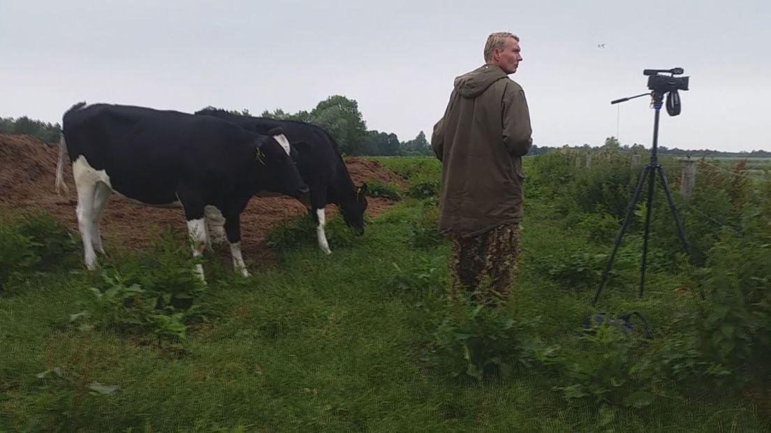 Collega-filmer Marten Boonstra in actie