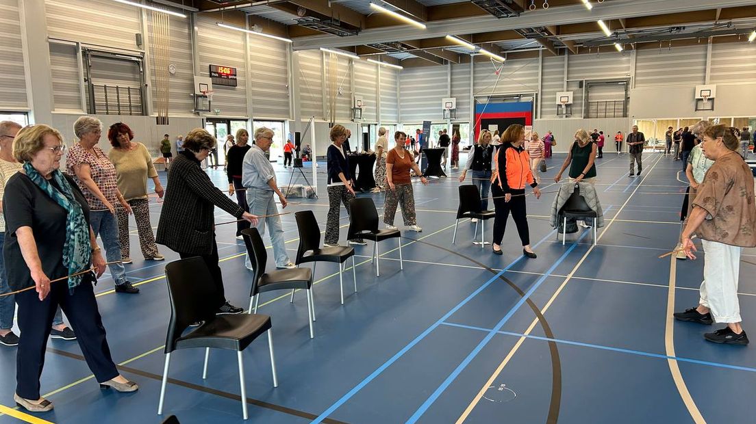 Er werd onder meer een cursus Tai Chi gegeven.