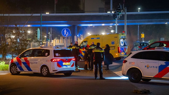 Man in gezicht gestoken, verdachte vlucht op fatbike