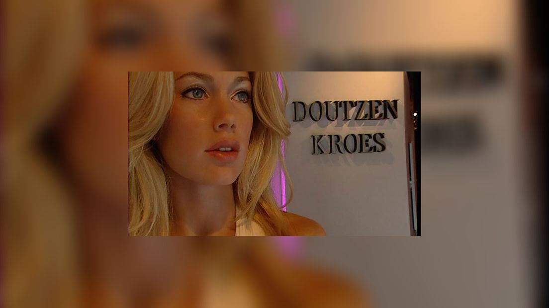 It byld fan Doutzen Kroes yn Madame Tussauds yn Amsterdam.