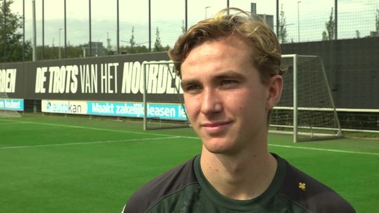 Tygo Land kijkt uit naar debuut in de Euroborg
