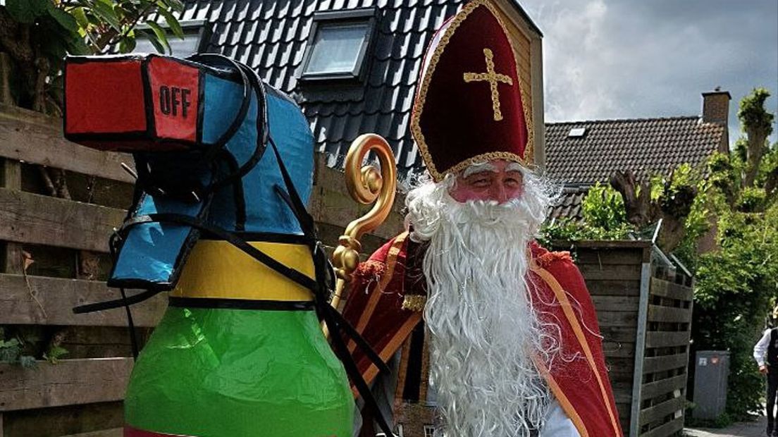 Sinterklaas had het vooral warm