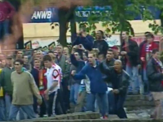 Hoe de binnenstad van Rotterdam na het kampioensfeest van Feyenoord in 1999 veranderde in een slagveld