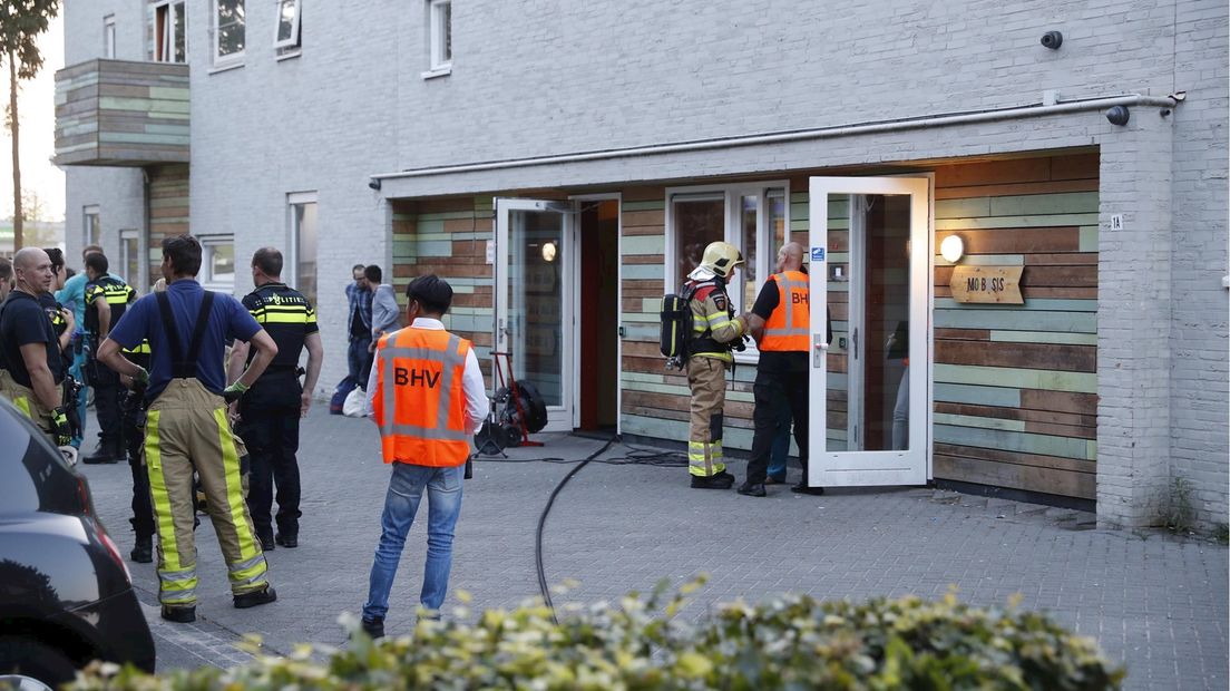 Brand in daklozenopvang De Herberg in Zwolle