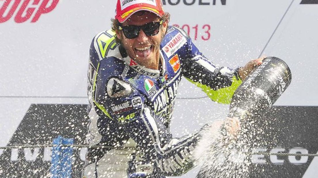 Rossi na zijn zege in 2013 (Rechten: archief RTV Drenthe)