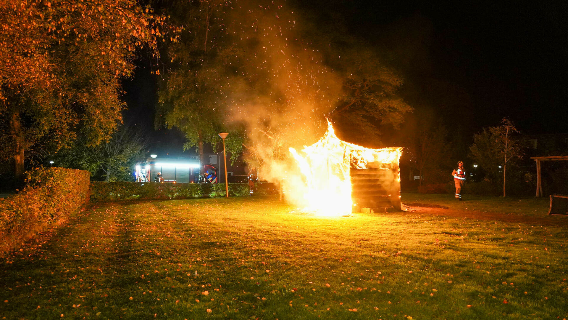 Schuurtje in Coevorden verwoest door brand