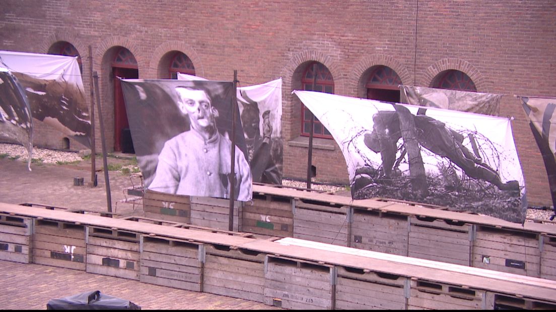 Het decor van de locatievoortelling 'Winterreise' op het Zeeland Nazomerfestival