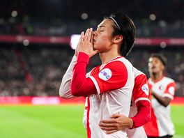 De 1-0 van Ayase Ueda tegen Fortuna Sittard