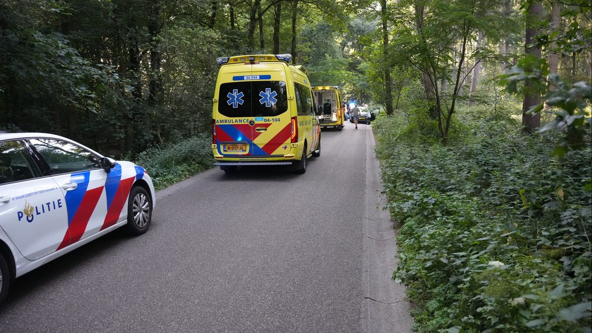 Fietser botst frontaal op auto in Laag Zuthem