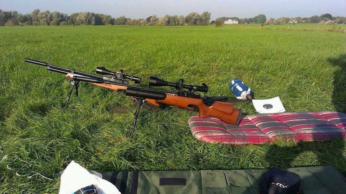 De wapens zijn in beslag genomen
