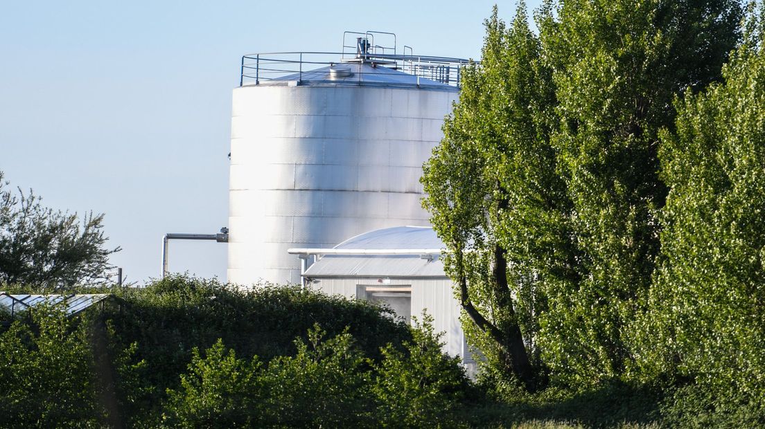 De tank waar de vloeistof in zit