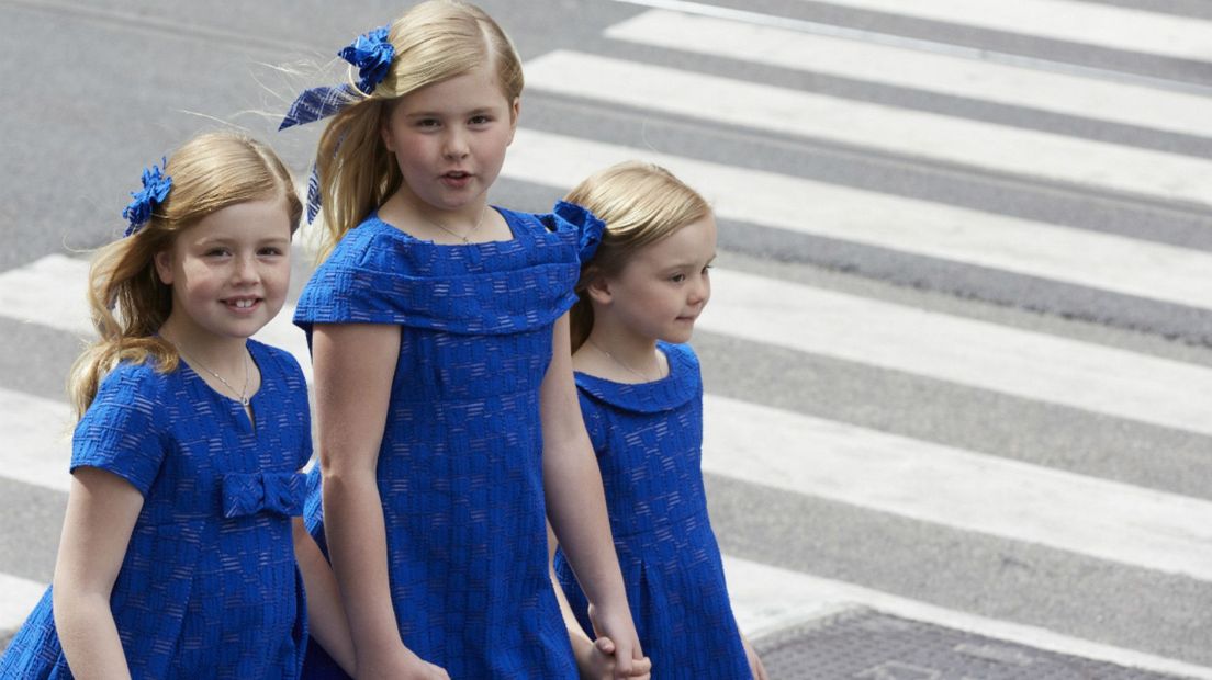 Prinsesjes tijdens troonswisseling