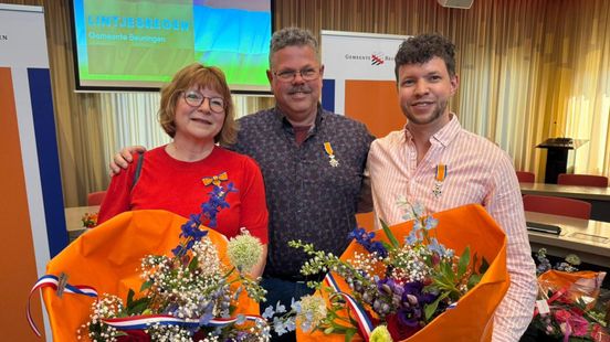 En dat is drie! Lintje voor vader, moeder én zoon