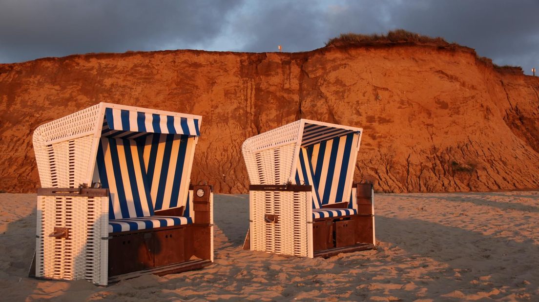 Strandstoelen op Sylt