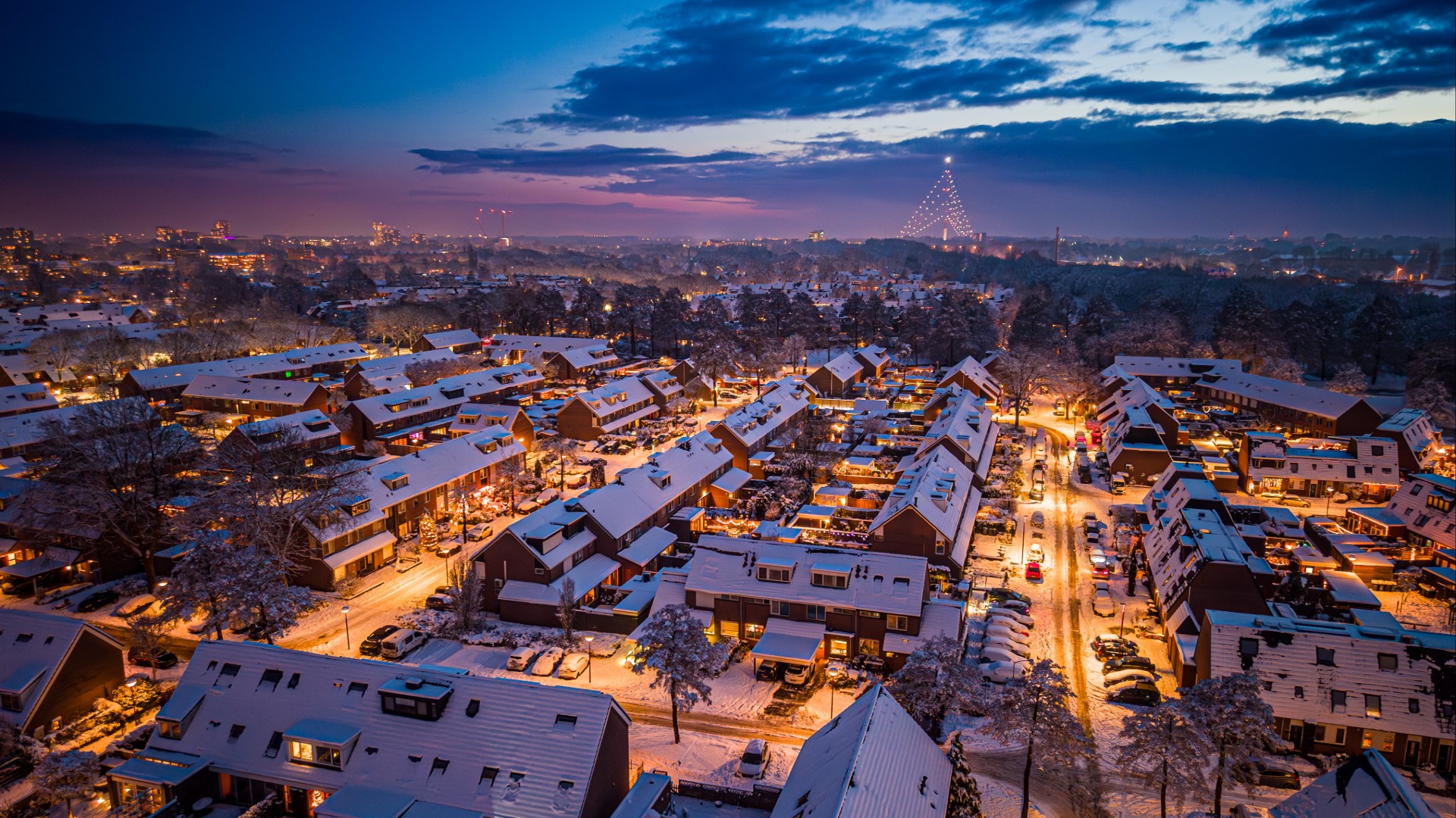 Nieuwegein in de sneeuw