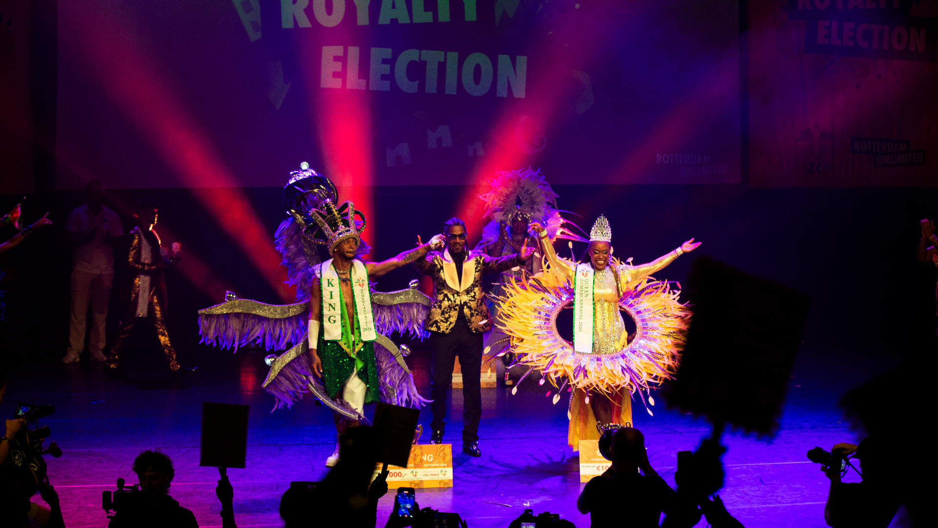 Mireyna Richardson mag zich Queen Zomercarnaval 2026 noemen en Shayron Tremus King Zomercarnaval 2026.