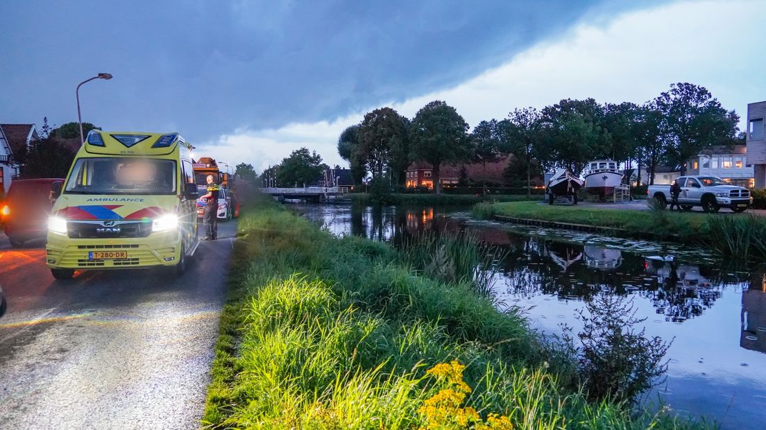 De hulpdiensten rukten uit naar Wildervank