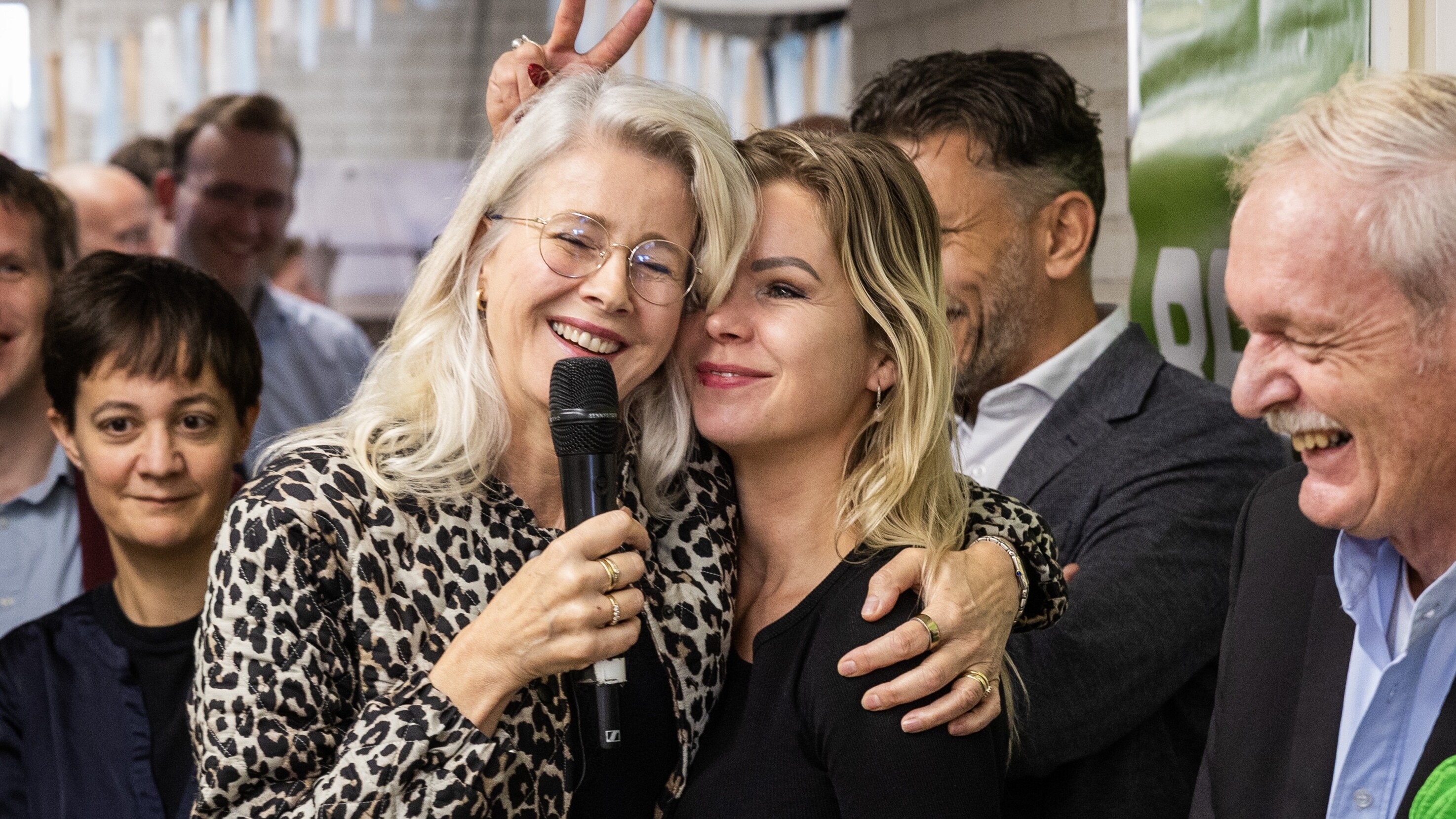 Mona Keijzer en Femke Wiersma bij de aftrap van de BBB-campagne