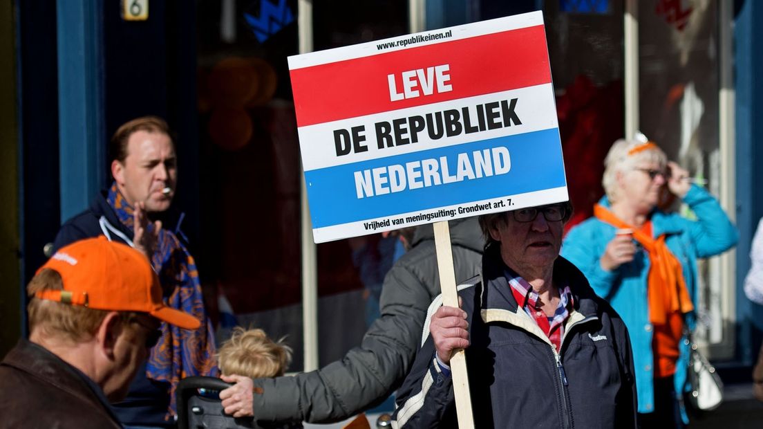 Een eerder protest van de republikeinen