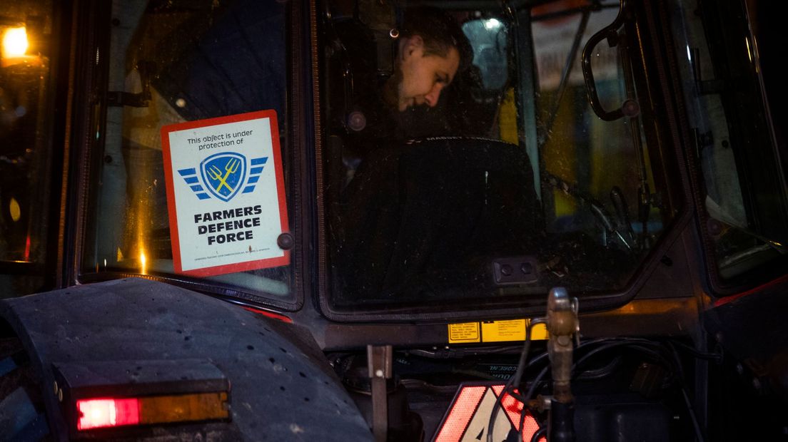 Farmers Defence Force tijdens een eerder protest (Rechten: ANP)