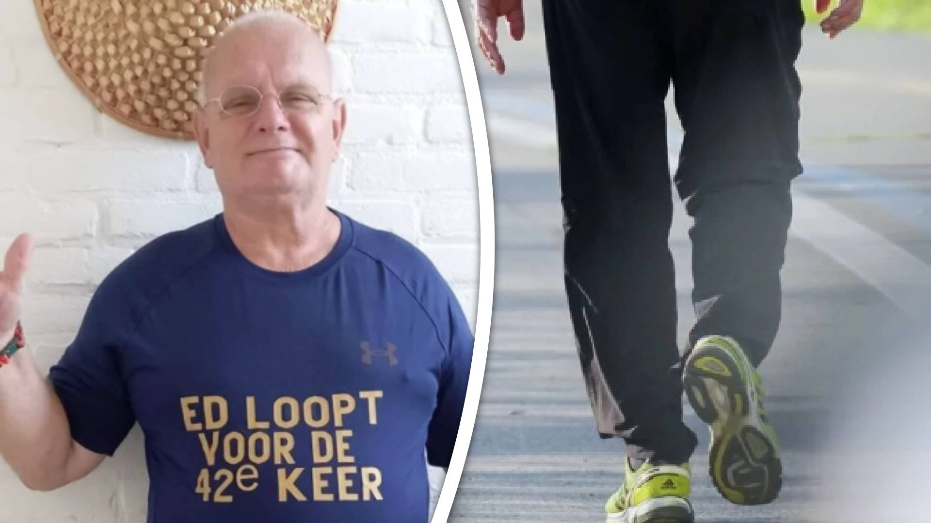 Voor de 42ste keer neemt Ed deel aan de Vierdaagse.