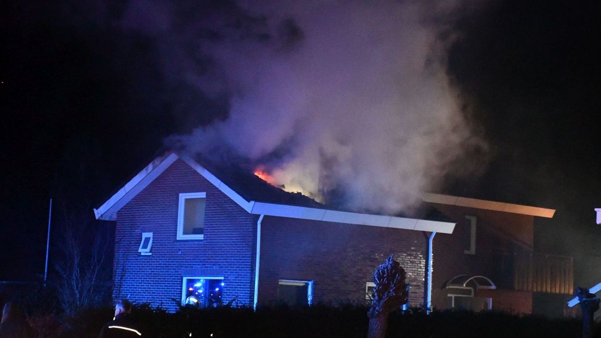 Grote brand in woning in Sibculo