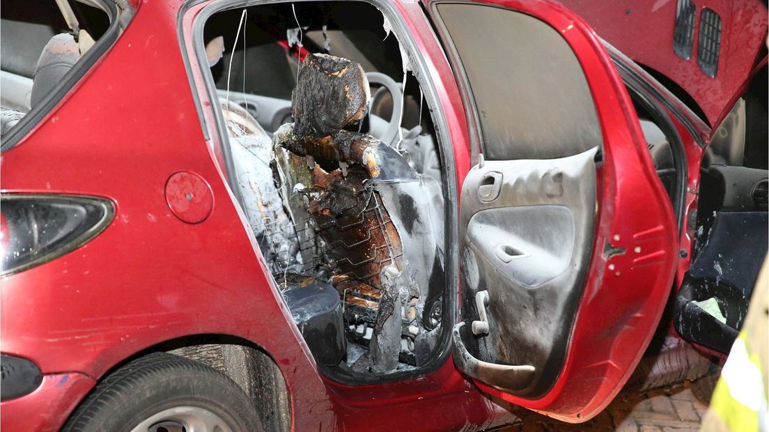 Autobrand in Dedemsvaart