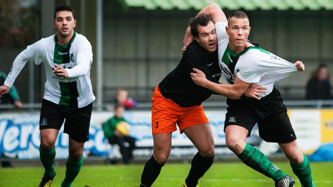 Scheveningen-Hardenberg, Koos Werkman (l) en Michael Ros (r) 