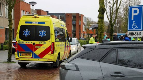 Fietser naar het ziekenhuis • brand in slaapkamer