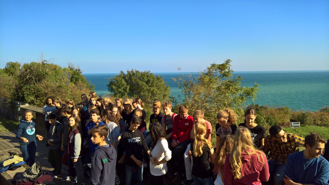 De 22 leerlingen in Italië (Rechten: Carmelcollege Emmen)