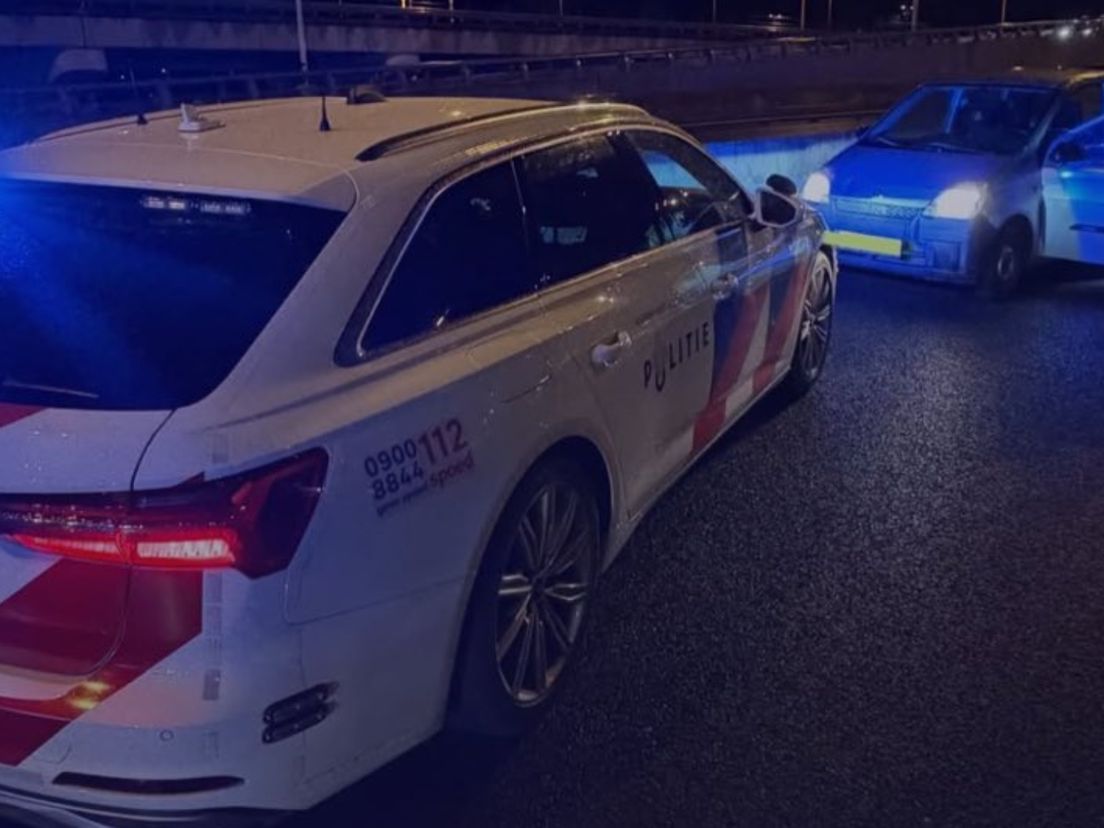 De eerste meldingen van de spookrijder werden rond 00:55 uur gedaan.