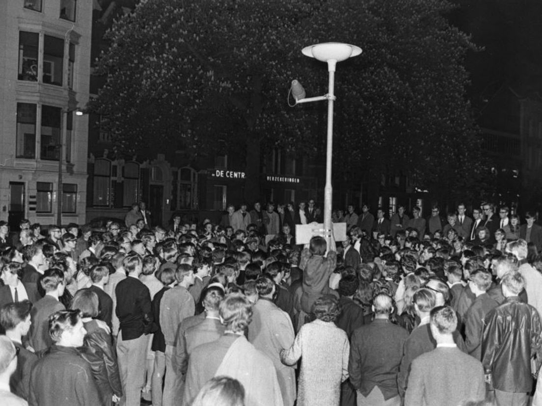 happening op 14 mei 1966 in Rotterdam