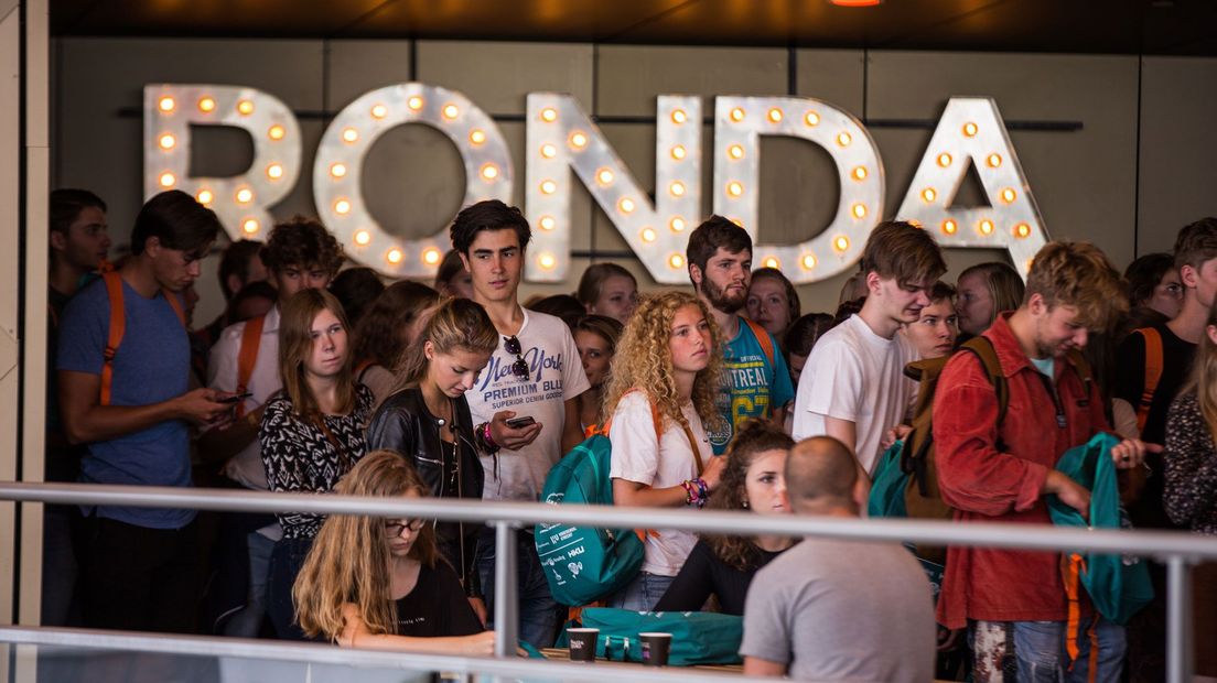 Studenten in TivoliVredenburg.