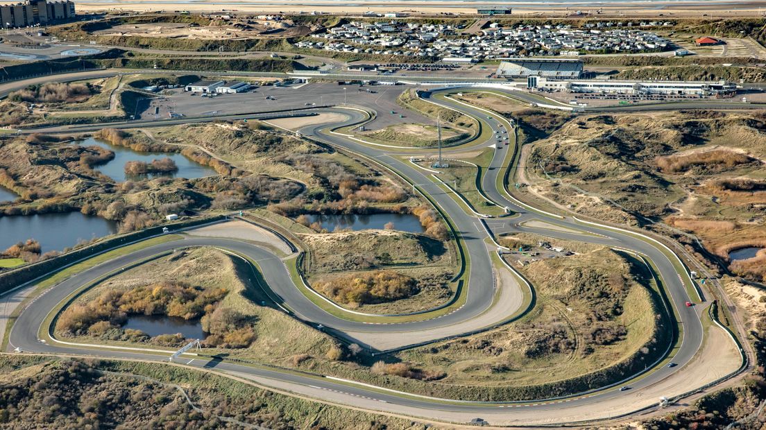 Het circuit van Zandvoort (Rechten: ANP)